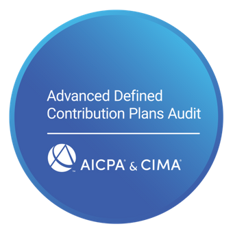 AICPA Advanced Defined Contribution Plans Audit Certificate