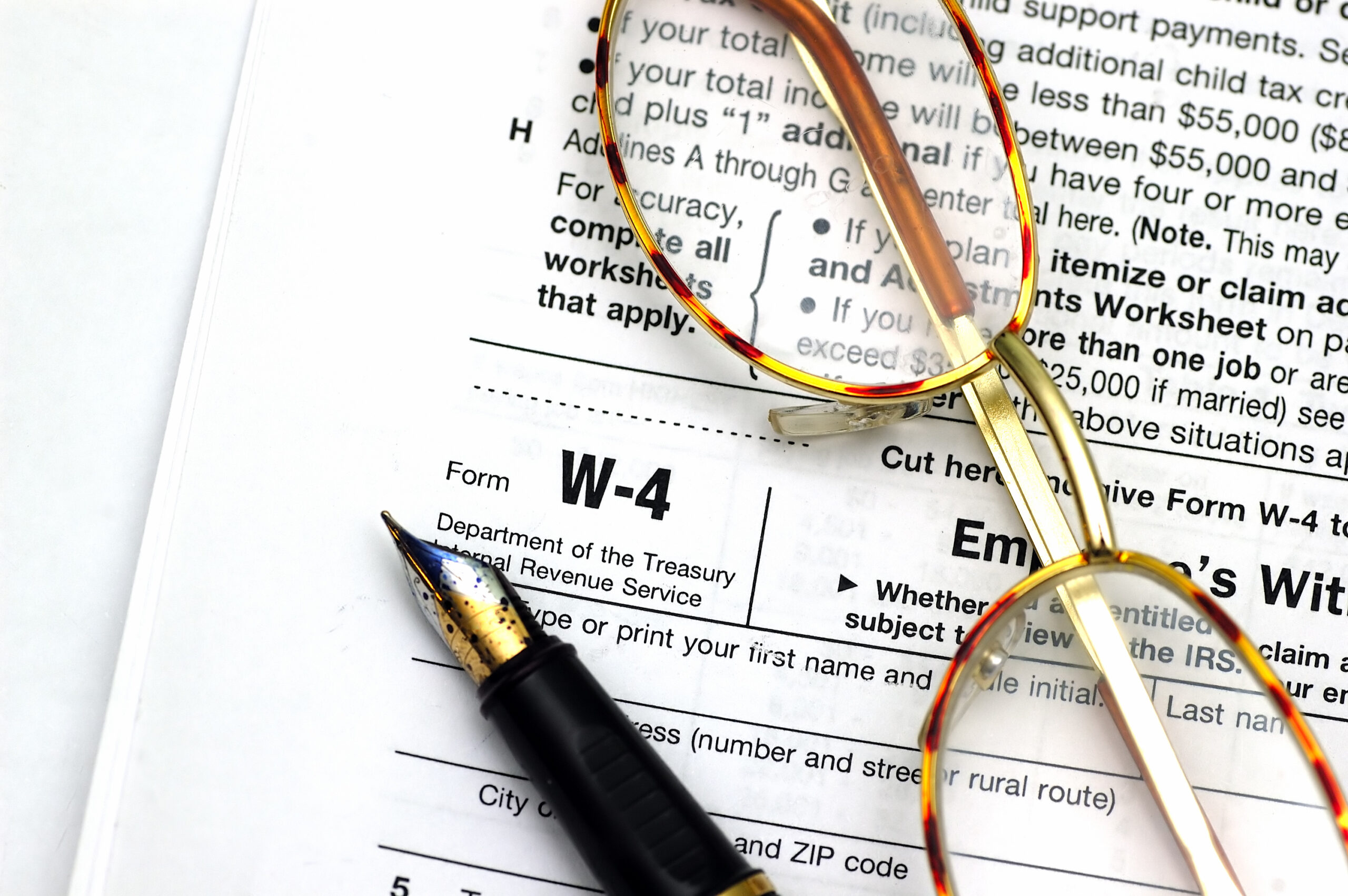 Irs W 4 Withholding Chart