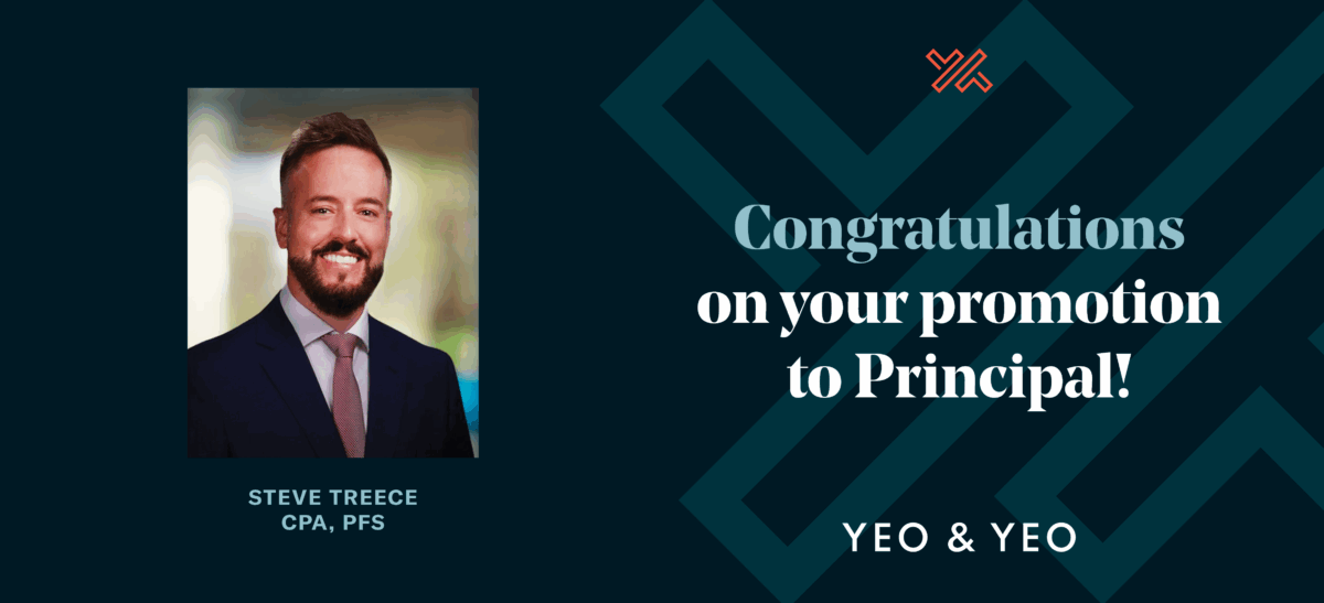 Yeo & Yeo Promotes Steven Treece to Principal