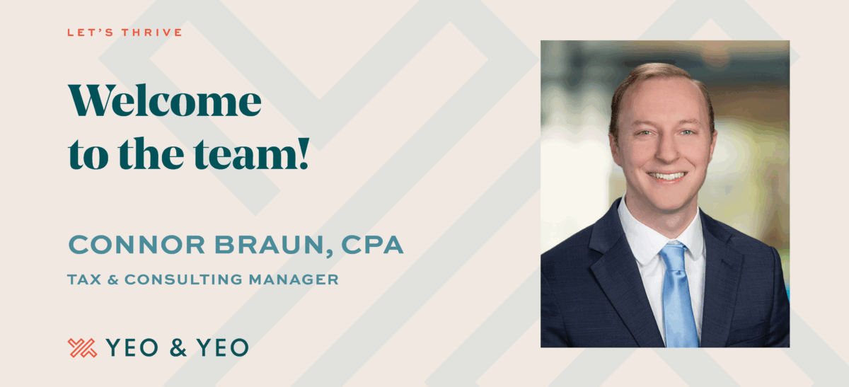 Yeo & Yeo Welcomes Connor Braun