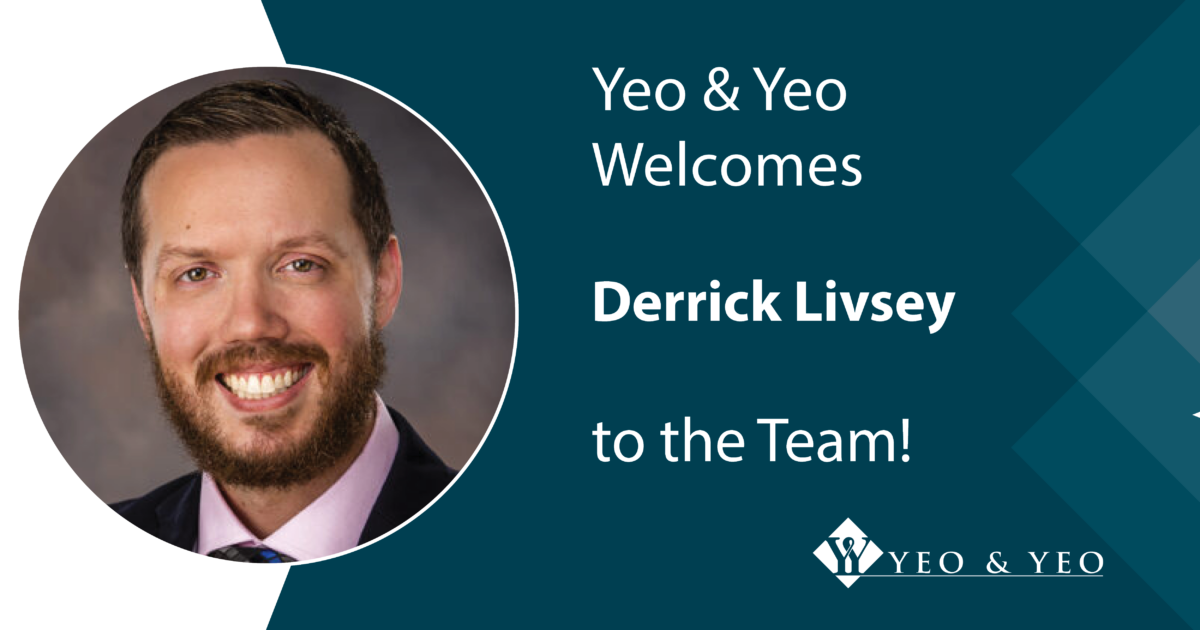 Yeo & Yeo Welcomes Derrick Livsey