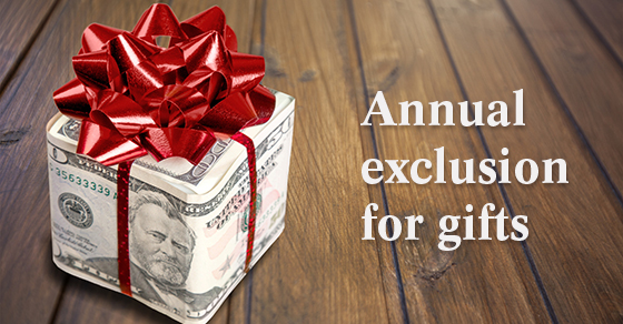 Planning for year end gifts with the gift tax annual