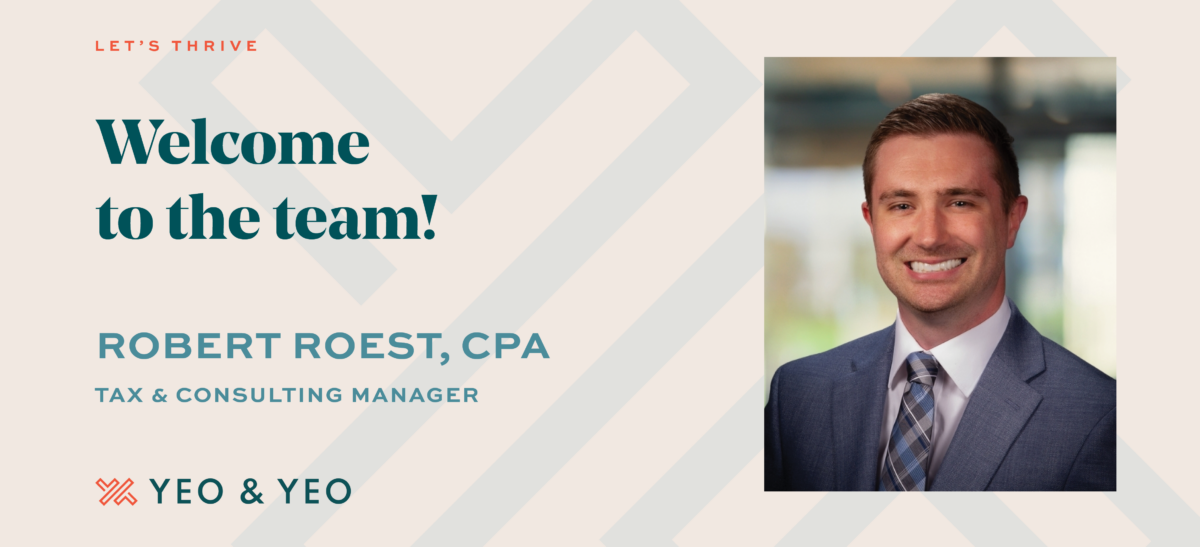 Yeo & Yeo Welcomes Robert Roest