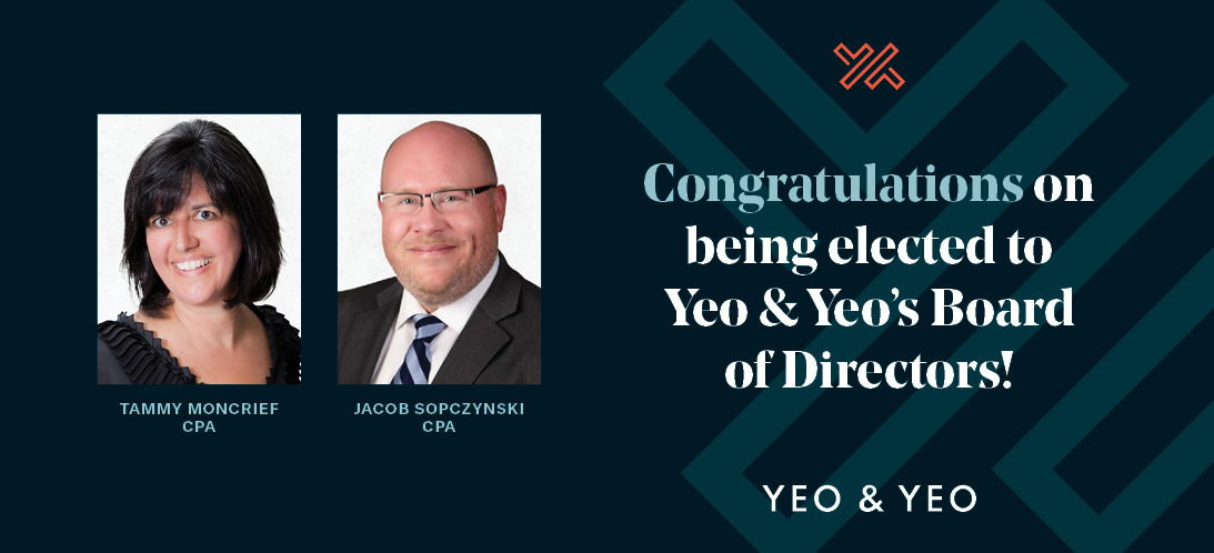 Yeo & Yeo Announces New Board Members