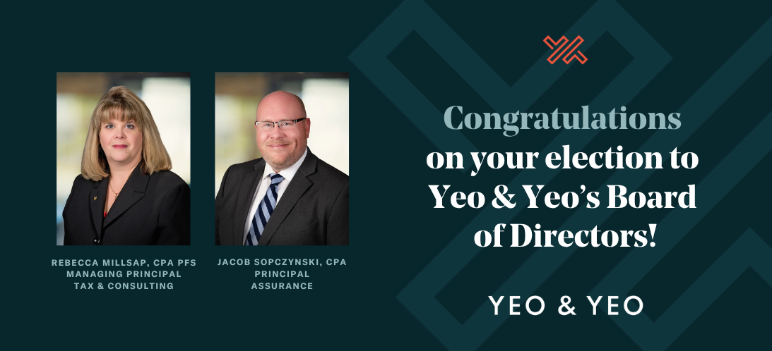 Yeo & Yeo Announces New Board Members